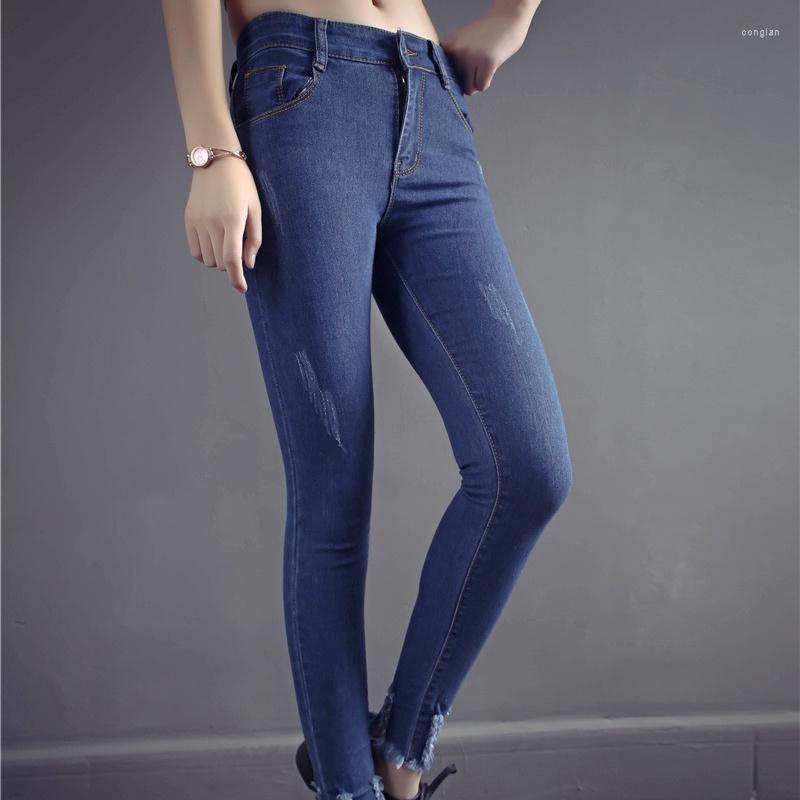 

Women' Jeans 2022 Women' Spring And Autumn Wear Pencil Stretch Thin Skinny Pants, Dark blue