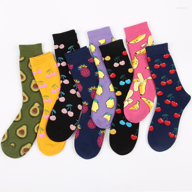 

Women Socks Funny Cute Cartoon Fruits Food Short Happy Japanese Harajuku Skateboard Long High Spring Autumn, 36