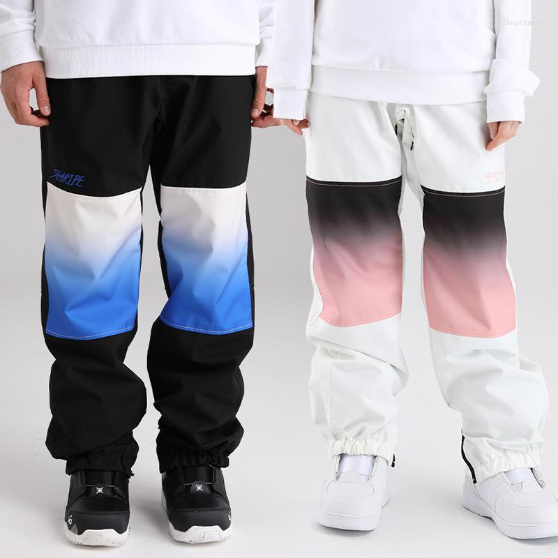 

Skiing Pants Sport Winter Women Man Snow Outdoor Men Ski Trousers Waterproof Female Overalls Mountain Hiking Tracksuit Clothes, Picture shown