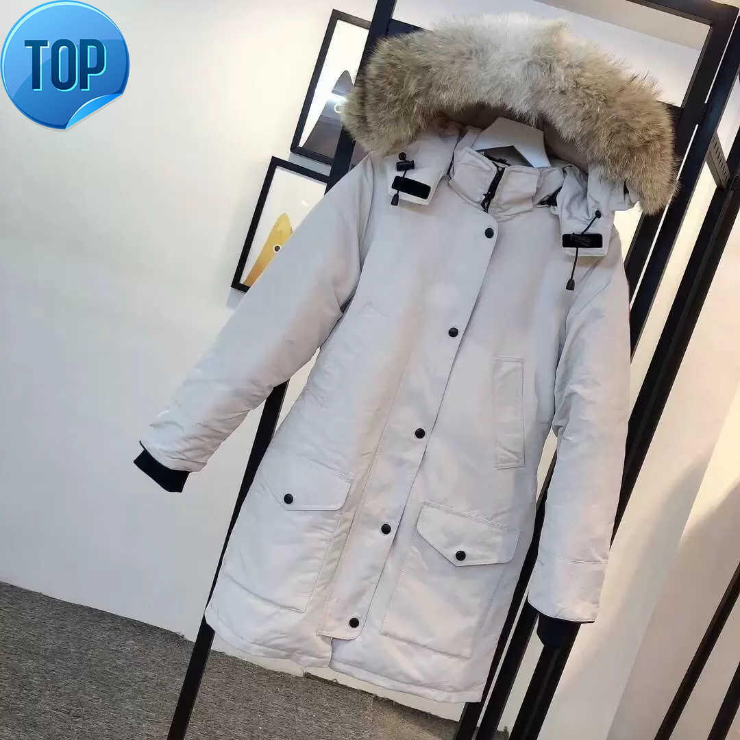 

2023 Parkas designer down jacket winter jackets sports mens puffer jacket women Parka white duck windproof parker long leather collar cap warm real wolf, Size do not sell