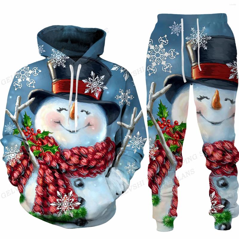 

Men' Tracksuits Snowman 3d Print Hoodie Suits Men Women Fashion Hoodies Sweats Pant Suit Kids Christmas Boy Coat Santa Claus, Dhtf5m220311e