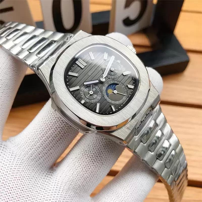 

U1 Top AAA Watch 1pc retail designer Pateks Philippes luxury watches 316L steel band Automatic winding mechanical date display Movement waterproof wristwatches de, 10