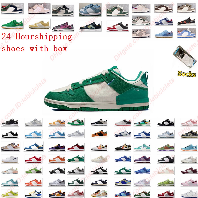 

Disrupt 2 Malachite dunks Shoes Low Oompa Loompa High A Quality Skateboard SB dunks l Blue Lobster Color Blue-White Unisex Leisure