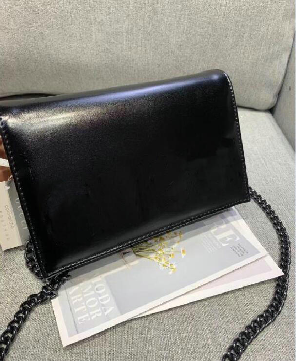 

Designer leather shoulder bag handbag lady crossbody bag for women fashion bags chains handbags chain purse messenger xingcib, Red