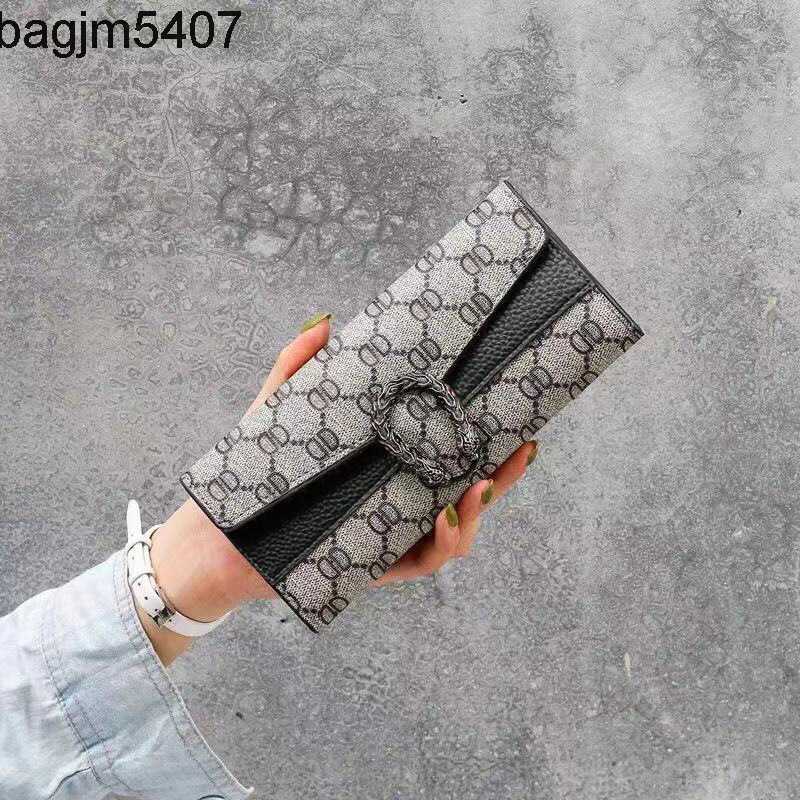 

Design Bag Ladies Purse Wallet Women's Long Multi Card Online Red Live 2023 New Wallet, Bright red gun color hardware