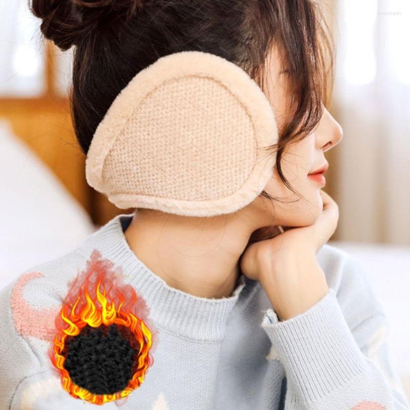 

Berets Winter Ear Muffs Warm Earflaps Cosy Earmuffs Plush Soft Warmer Outdoor Cover Men Women