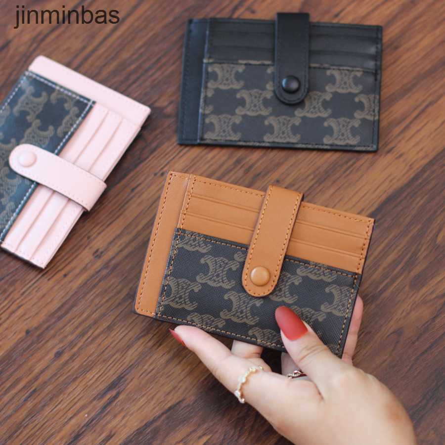 

Luxury Design Bag Shop Wholesale and Retail Triumphal Arch Card Women's New Mini Ultra Thin Clip Exquisite High-end Driving Certificate Cover Multi Position, Pink