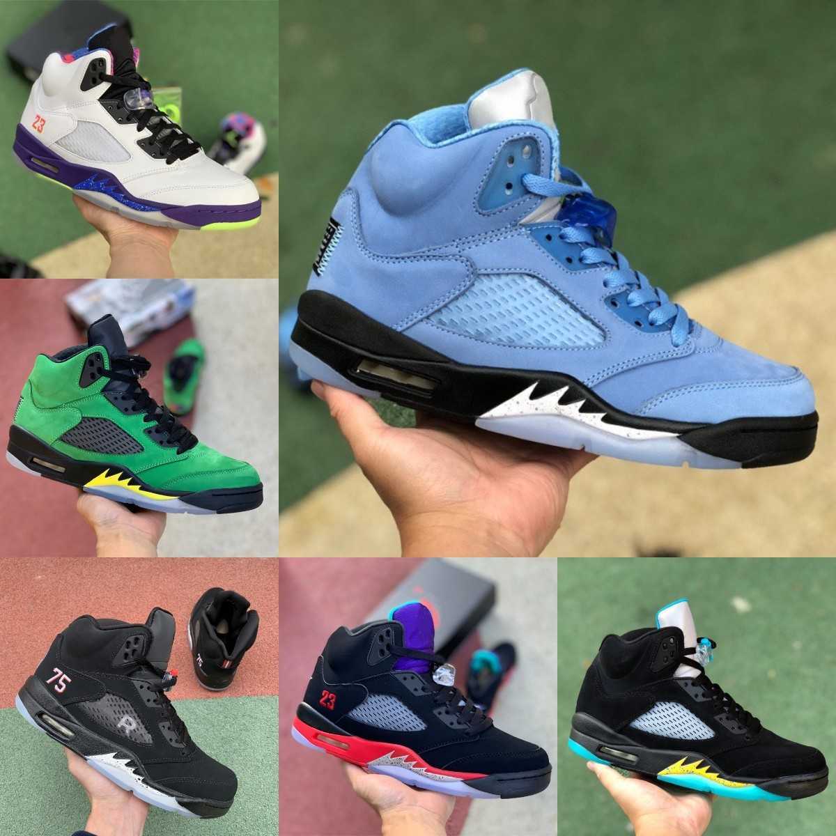 

Jumpman What The 5 5s High Basketball Shoes Mens Sail Stealth 2.0 Raging Bull Red TOP 3 UNC Aqua Oreo Hyper Royal Oregon Ducks Ice Bred Alternate Bel Trainer Sneakers S02