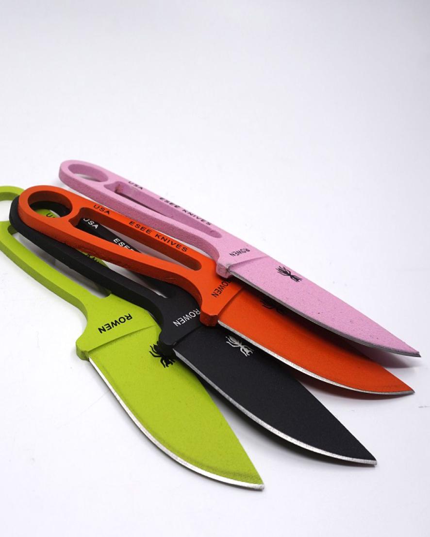 

Ant Small Portable Fixed Blade Knife 440C Steel Full Tang Straight Hunting Knives Outdoor Camping Survival EDC Tools 4 Colors4303180