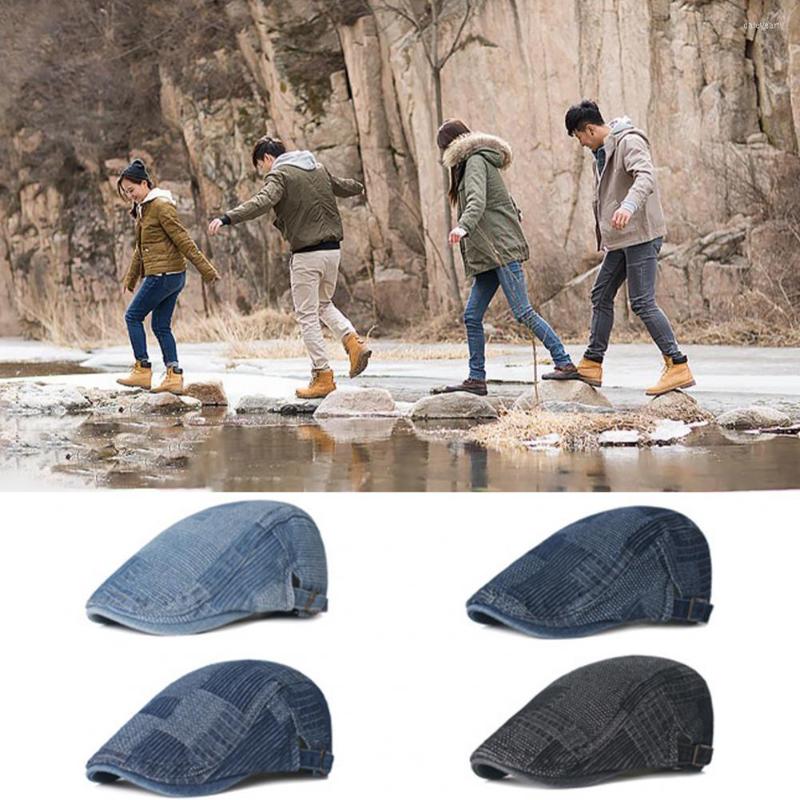 

Berets Exquisite Unisex Hat Super Soft Temperament Beret Windproof Short Brim, Black