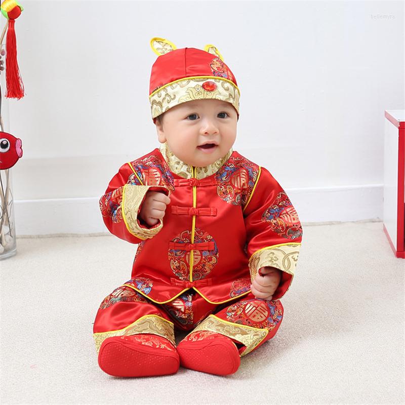 

Ethnic Clothing Baby Kids Tang Suit Chinese Traditional Year One-Year-Old Costume Children Pography Clothes