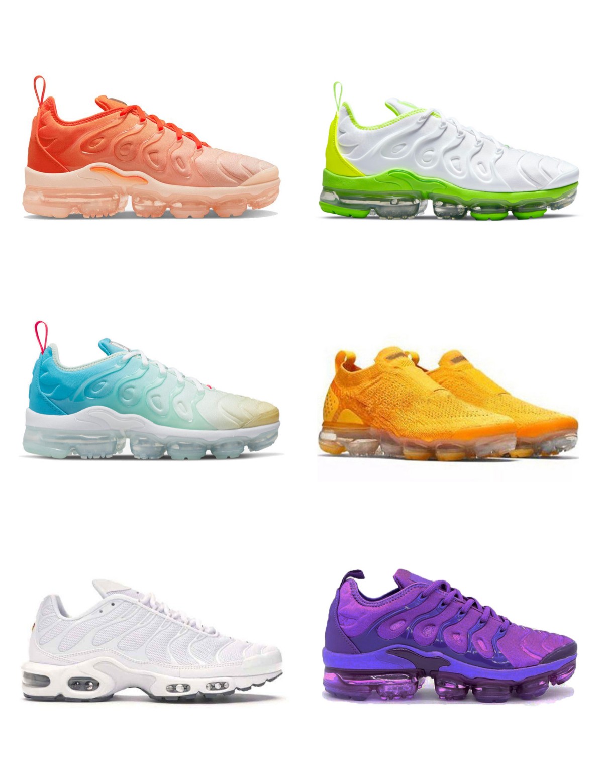 

Air Vapour Max Tn Plus Running Shoes Airmaxs Vapourmax Mens Womens Big Size Us 13 Designer Reflective Black Orange Gradients Black White Sneakers Trainers Eur 36-47, 40-47 tennis ball