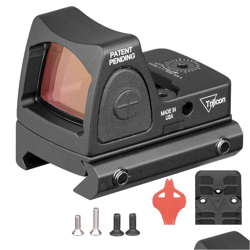 

Hunting Scopes New Trij Rmr Adjustable Style G17 Red Dot Sight Scope With Protect Rubber Er For Hunting Drop Delivery Sports Outdoors Dhiet