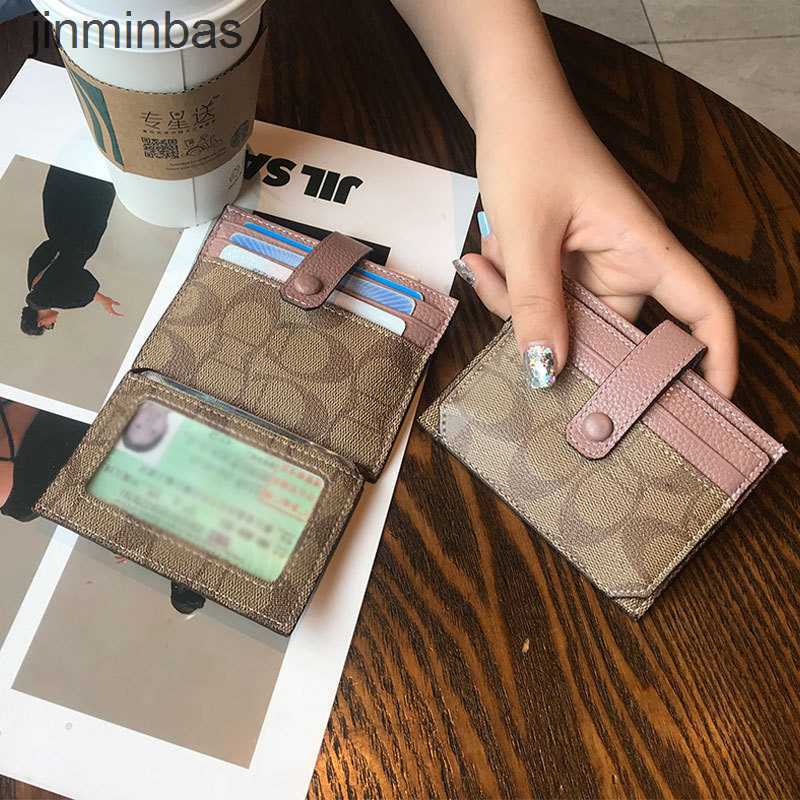 

Luxury Design Bag Shop Wholesale and Retail Card Women's Ultra Thin Small Exquisite High-end New Style Number of Cards Net Red Card Trend, Apricot pink