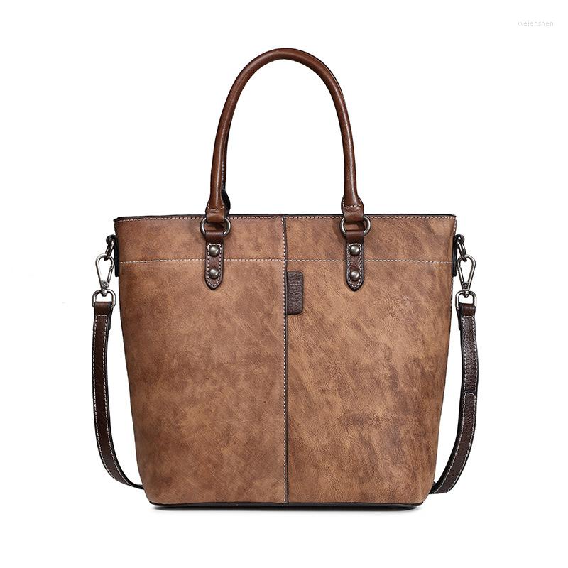 

Evening Bags YourSeason Vintage Ladies Bucket Bag 2022 Casual Handbag Large Capacity Female Shoulder Messenger Solid Color, Red