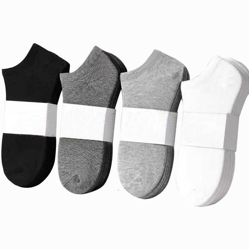 

Men's Socks Wholesale Cheap Solid Color Boat Breathable Business Men Ankle Casual