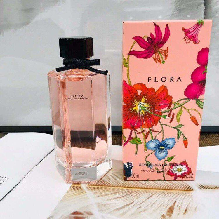 

Flora Perfume collection 100ml Gorgeous Gardenia Women Eau De Parfum spray 3.3fl.oz Long Lasting Lady body mist High version Quality fast ship