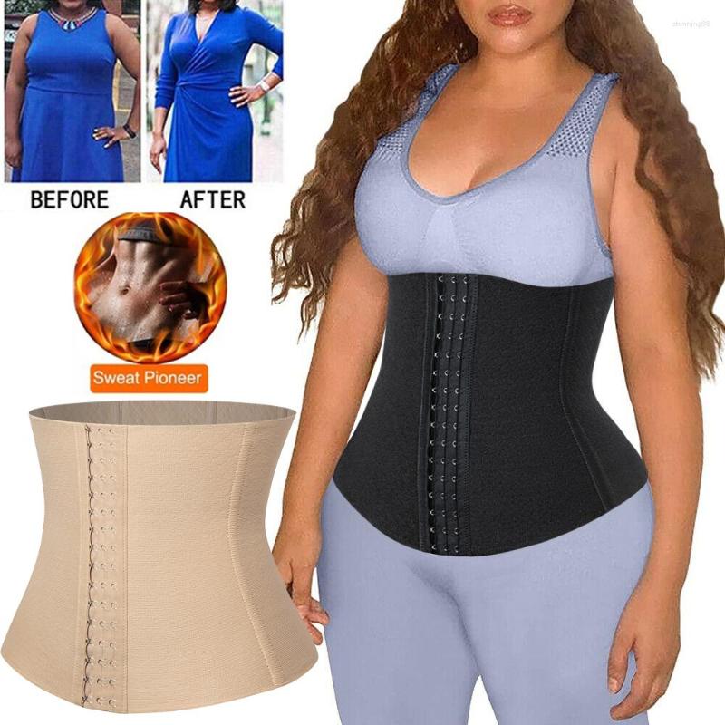

Women's Shapers Waist Trainer For Women Underbust Latex Sport Girdle Corsets Cincher Hourglass Body Shaper Reductive Slimming Belt, Black