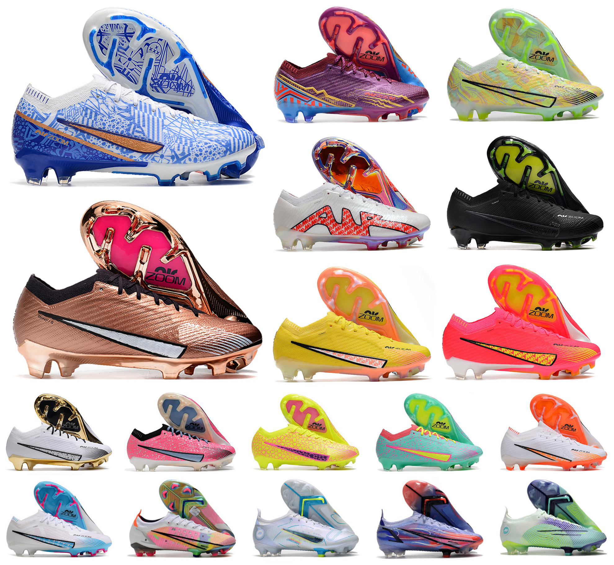 

Men Soccer Shoes Va pors Dragonfly XV 15 XIV 14 360 Elite FG SE Low Women Kids Football Boots Cleats Size 39-45, 6 men fg