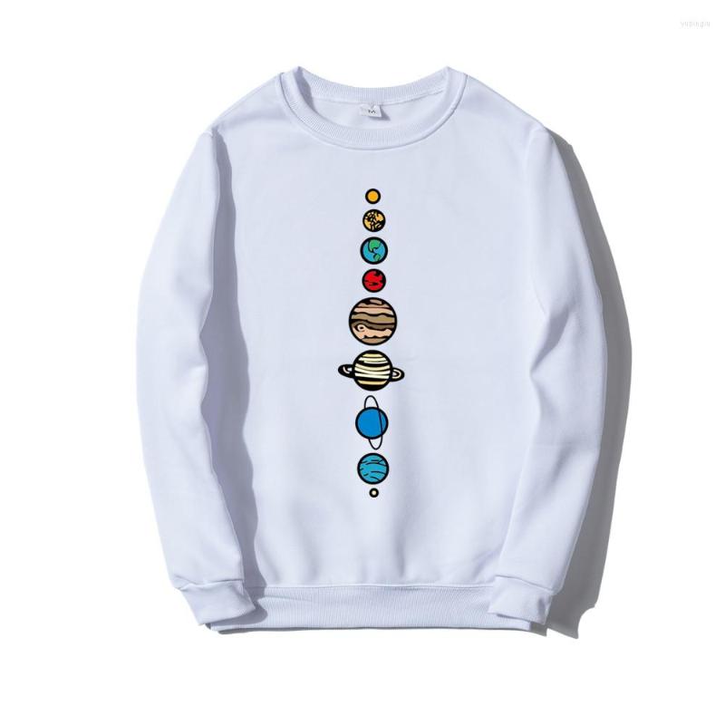 

Men' Hoodies Planets Colour Harajuku Men Sweatshirts Fleece High Quality Hoodie Japanese Funny Fashion Tops Pullover Male Clothes, Pure white