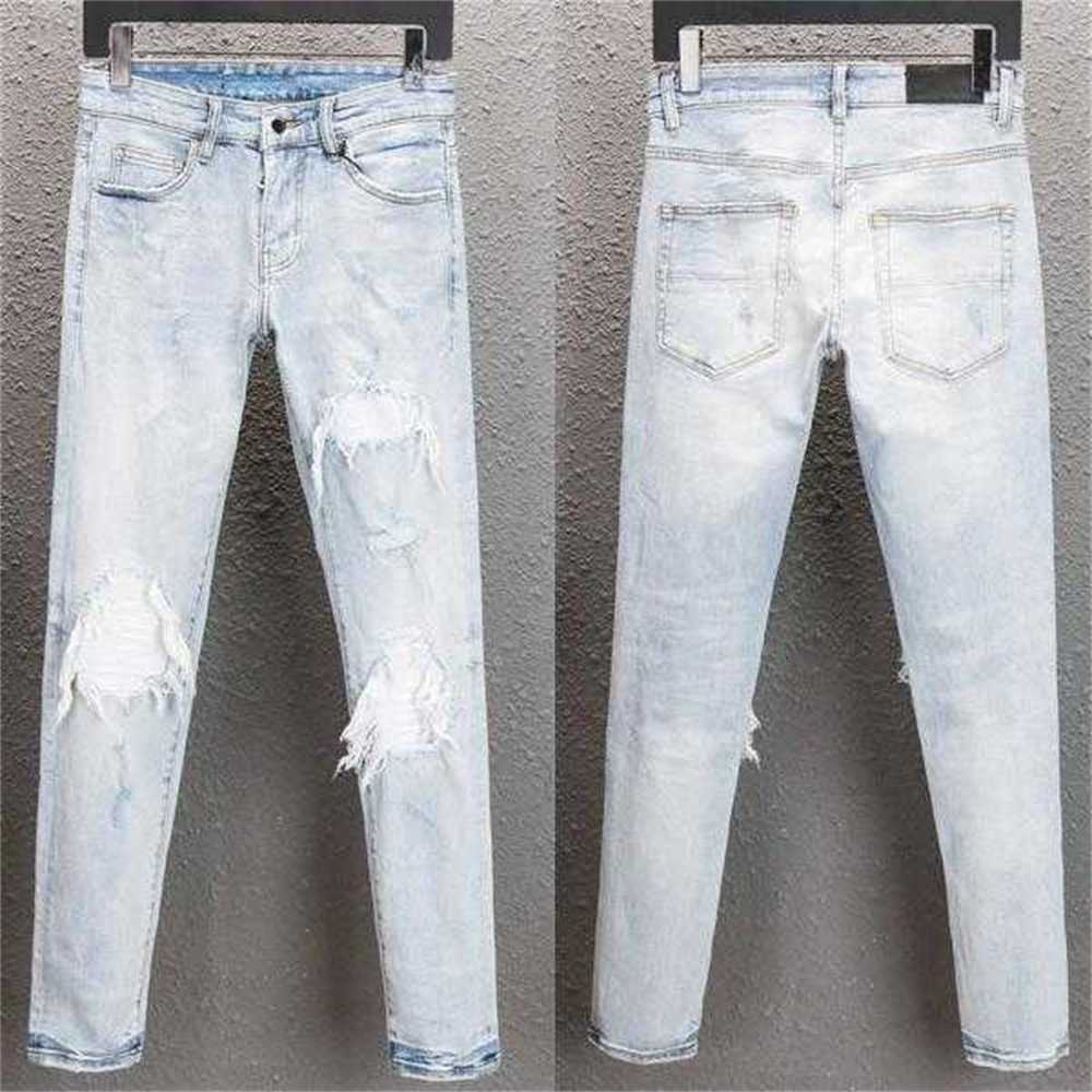 

Vintage Distressed Biker Jeans for Men: Slim Fit with Patches - Ideal for Motorcycle Riding, Amr-8315