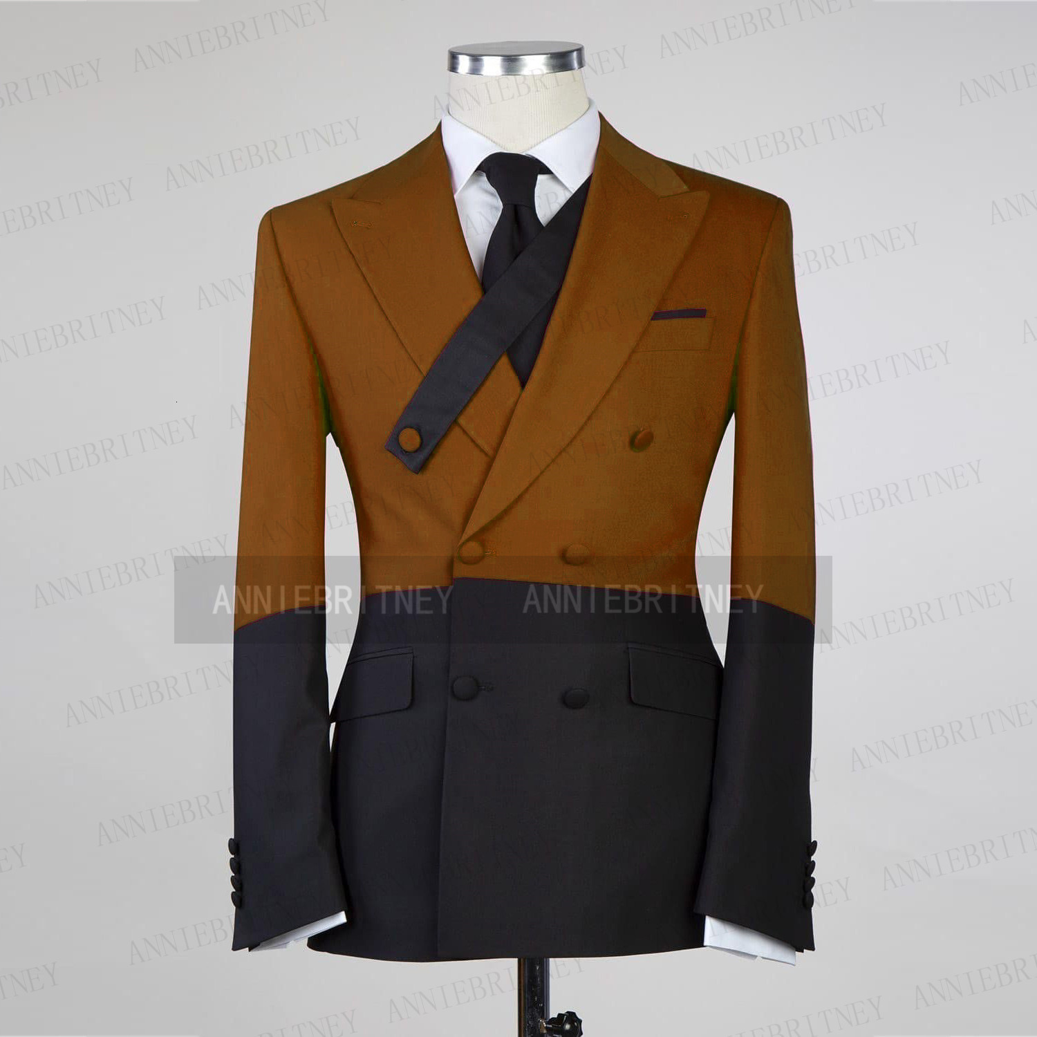 

Men's Suits Blazers Latest Fashion Brown Men 2Pcs Custom Made Man Groom Wedding Suit Tuxedo Elegant Party Prom Business Blazer Pants Set 221201, Beige