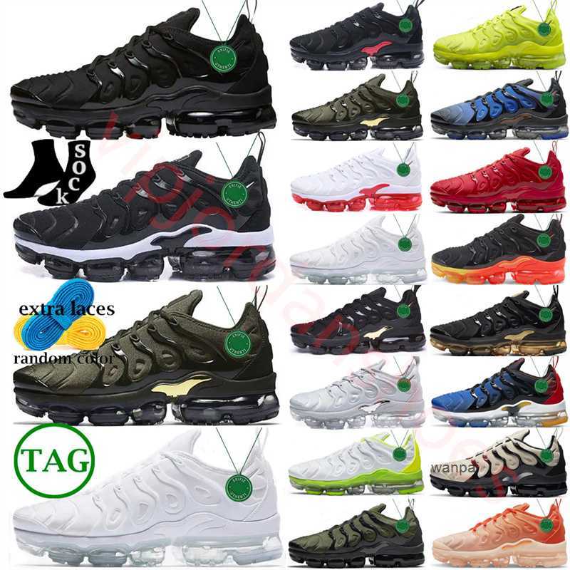

2023 Size 13 Running Shoes Women Trainers Sports Sneakers Triple Black Tennis Ball Usa Cherry Hyper Violet Olive Orange Tn Plus Ultra Se, Box