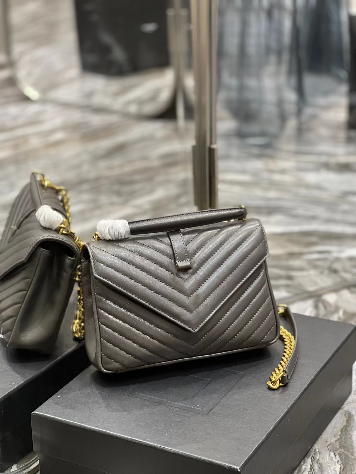 

Luxury Designer Shoulder Bags tote Crossbody Bags V pattern rhombus Leather double Chain Envelope Wallet Women's Fashion handbags flap Clutch Purses, Brown