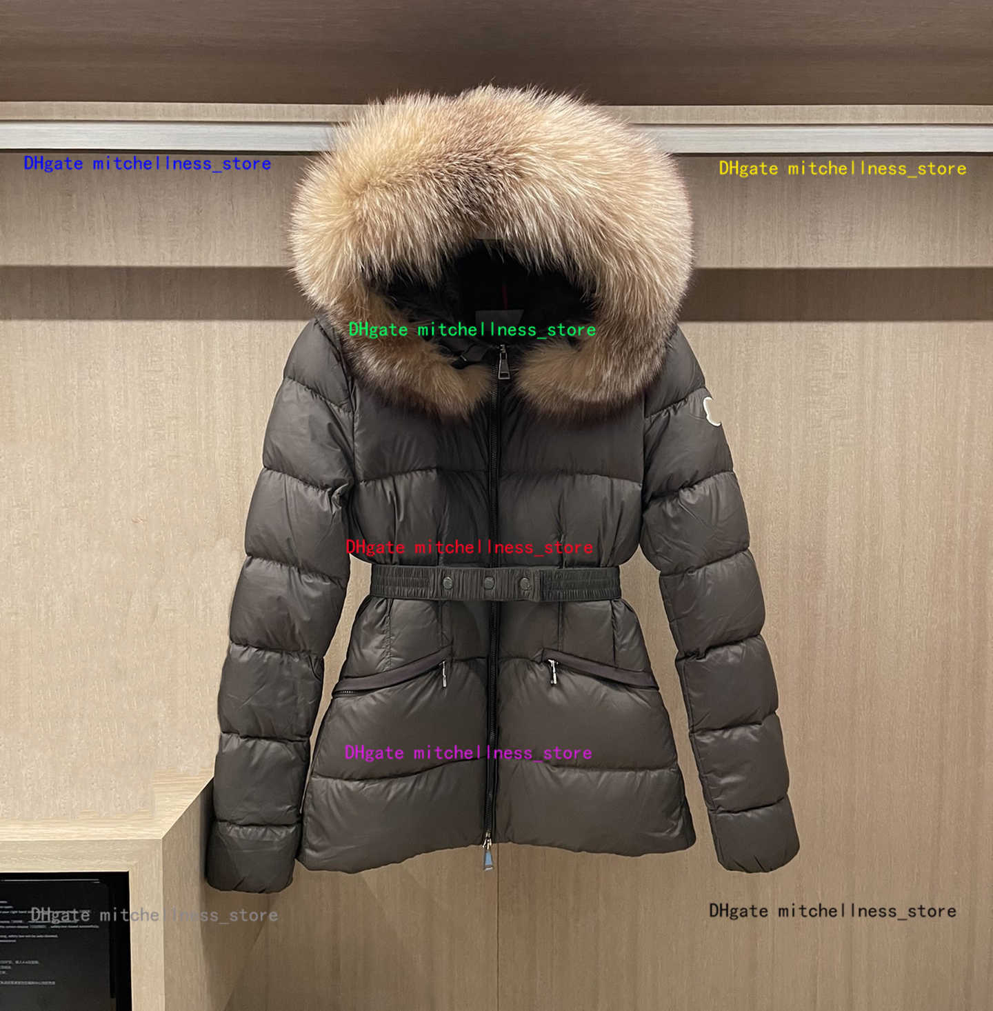 

2023 Luxury France Mens Down Jacket Letter Moncleity Knitted Women Parkas Panel Casual Coats Bomber Jackets Designers Men S Clothing Gray Black