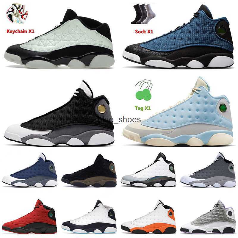 

2023 Arrival Mens Basketball Shoes 13 13s XIII Top Jumpman Brave Blue Singles Day Barons Retro Court Purple Gold Glitter Men Women Sneakers, C41 barons alternate 40-47