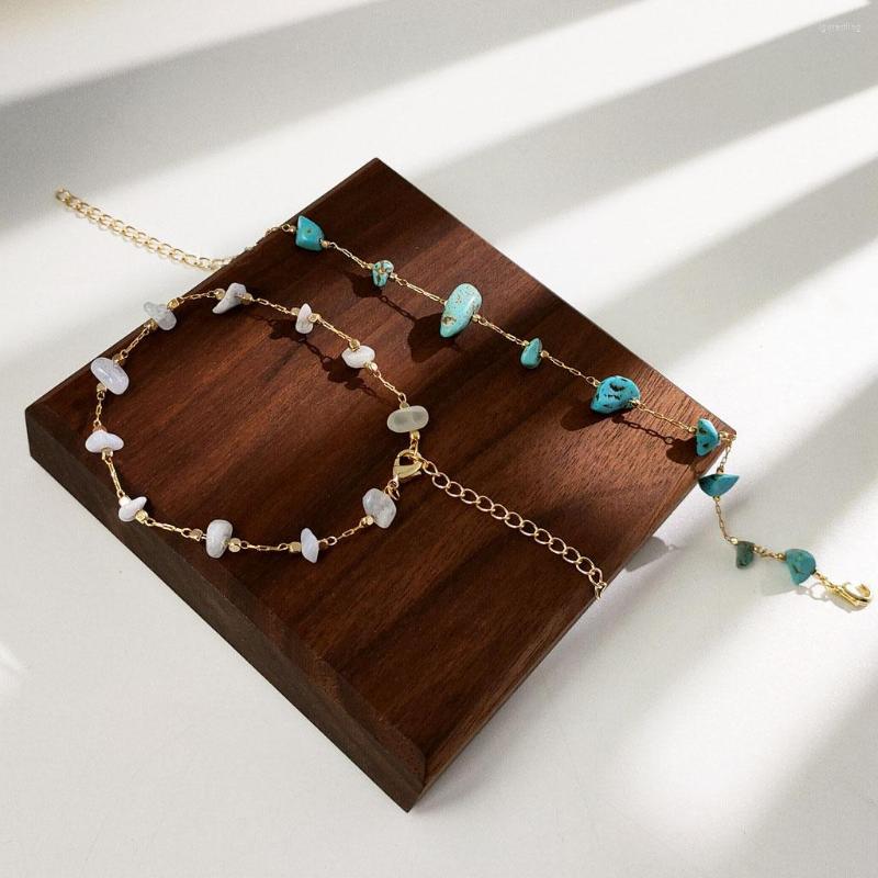 

Link Bracelets Bracelet For Women Fashion Light Natural Stone Simple Geometry Adjustable Jewelry Accessories Wholesale