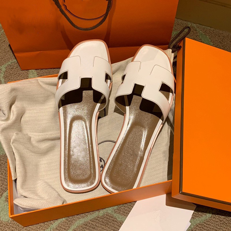

Oran Sandal Women Summer Slippers Patent Leather Lychee Crocodile Skin Maroon Fonce Khaki Triple White Brown Classic Black Men Slides Fashion Sandals, 10