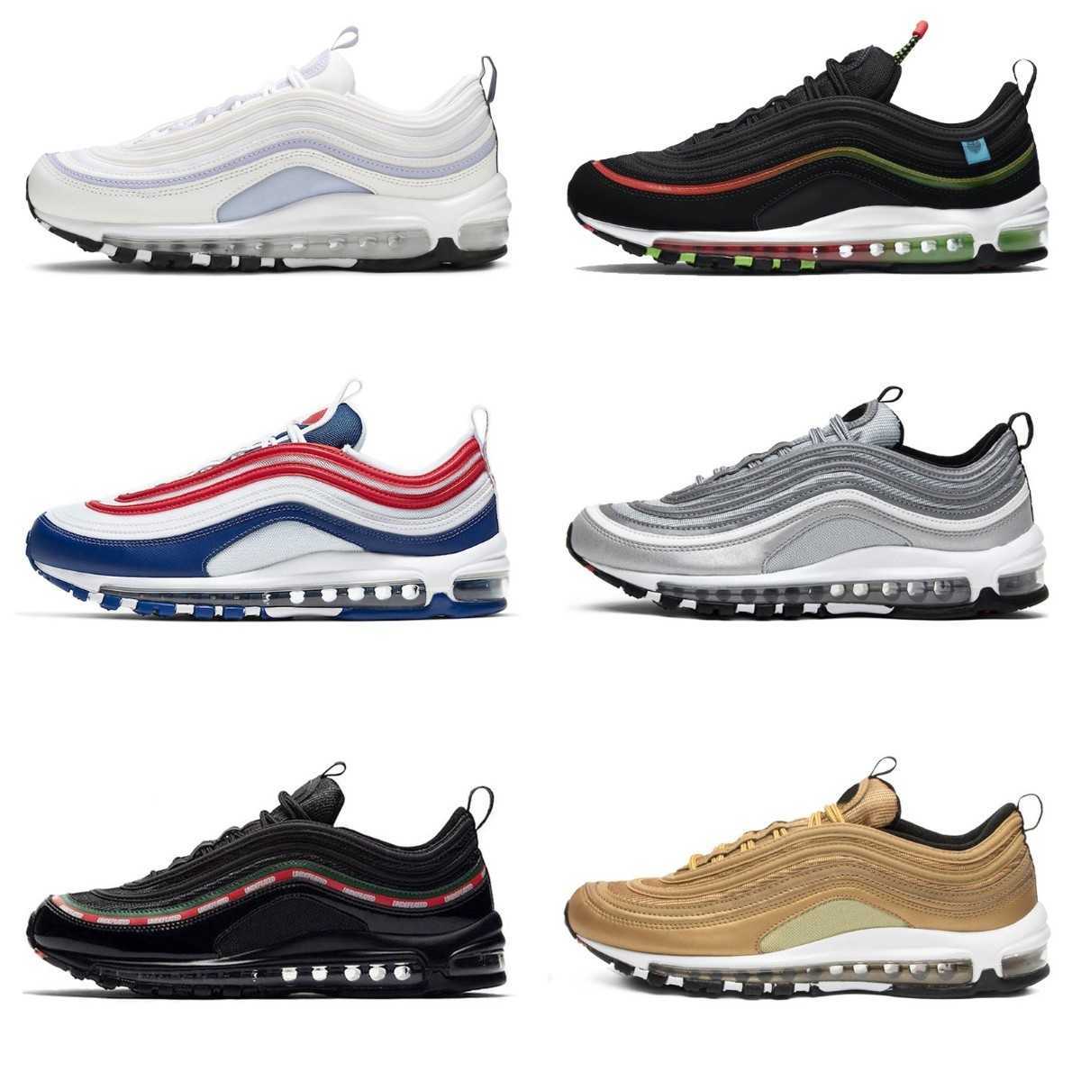 

2022 Classic 97 Sean Wotherspoon 97s Mens Running Shoes Vapores Triple White Black Golf NRG Lucky And Good MSCHF X INRI Jesus Celestial Men Women Trainer Sneakers S04, Please contact us