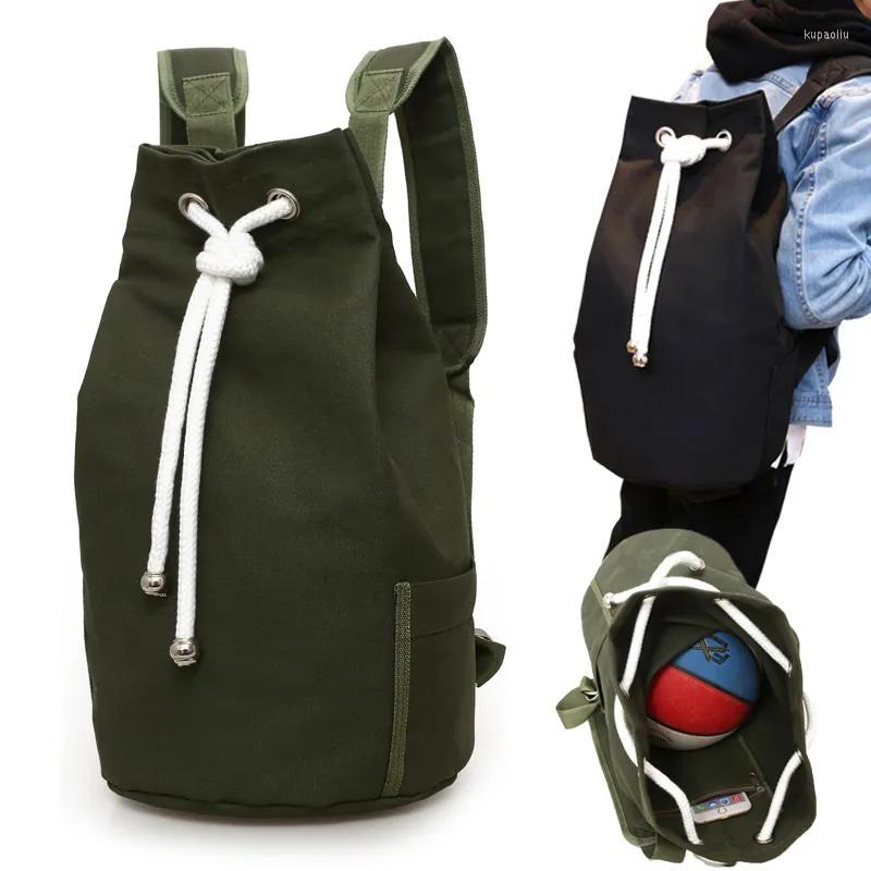 

Outdoor Bags Fashion Men Women's Drawstring Gym Fitness Swimming Training Yoga Cycling Female Luggage Sports Travel Basketball Backpack, Green