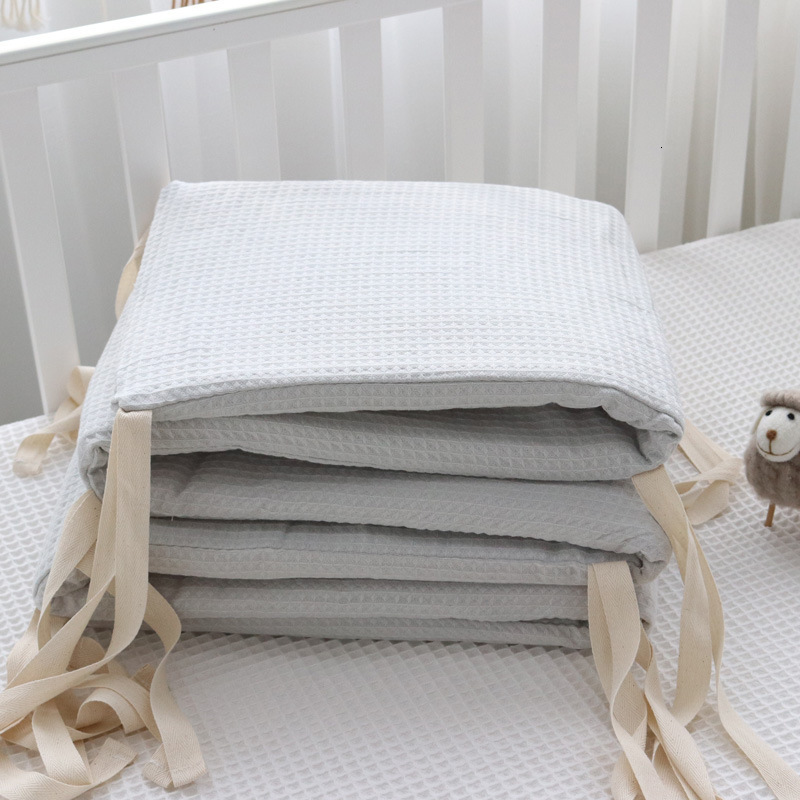 

Bed Rails 2M Protector Cotton Soothing Pad Soft Crib Washable Infant born Rail Guard 221130