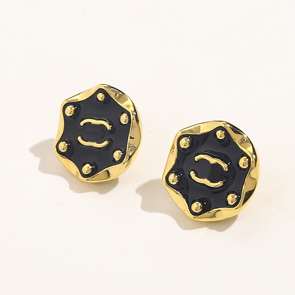 

Stamp Earrings Earings Designer Lucky Charm Women Diamonds Star Party Wedding Rhinestone Birthday Gift Luxury Classic Brand European American Leather Rope C1