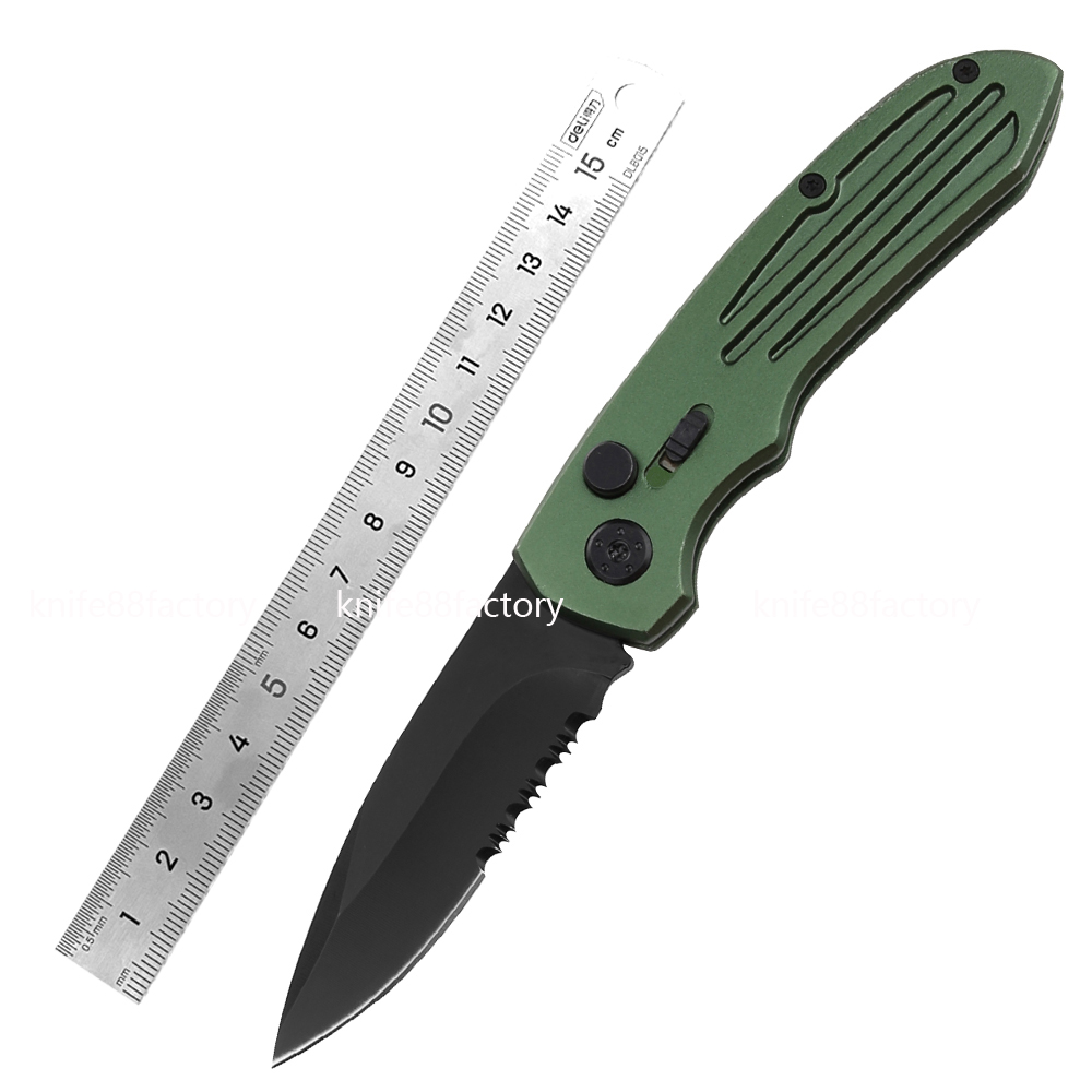 

7.7 inches OTF knife benchmade bm3300 BM3310 C02 automatic knives t6061 handle OUT UTX85 Camping tactical Survival Hunting pocket knife EDC tool Factory supplier A32