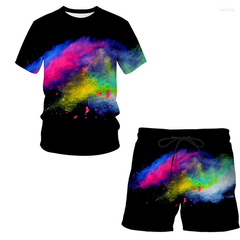 

Men's Tracksuits Oversized Splash Tie Dyeing Men's Clothing Boys T-shirts Unisex 3D Print Beach Short 2022 Casual T-shirt Shorts Set, Cbt-3753jiacbdk-2273