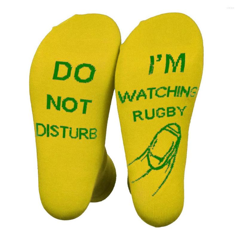 

Men's Socks Women Men Do Not Disturb I'm Watching Gift Funny Daily Wear Mid Calf Novelty Comfy Fashion Soft Letter Printed, Black