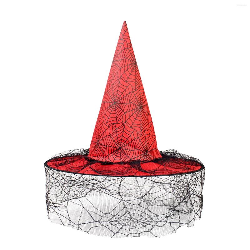 

Ball Caps Non Hat Woven Pointed Props Adult Witch Decorative Halloween Baseball Stretchy Men 8 Sec, Black