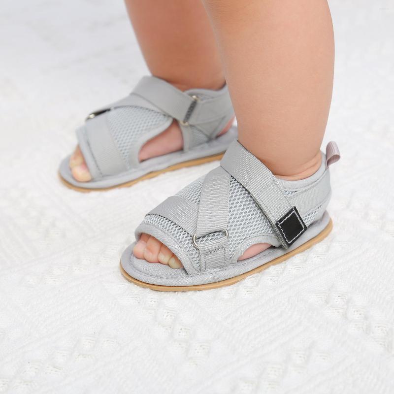

First Walkers Baby Boy Sandals Solid Color Infant Girl Toddler Summer Walking Shoes Born Sneaker Beach, White