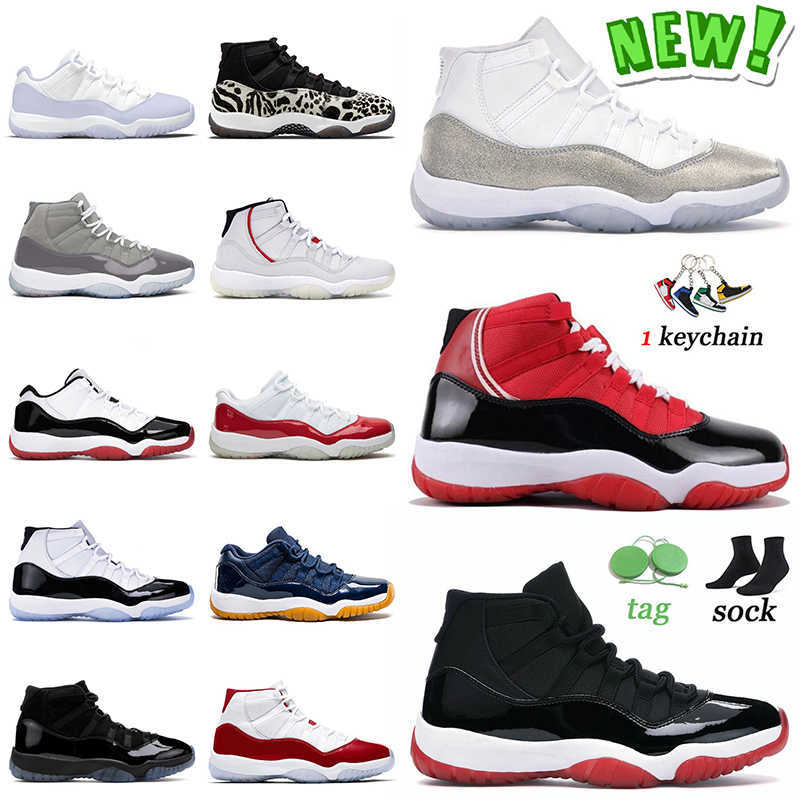 

Basketball Shoes Cherry Sneakers High Metallic Silver Bred Animal Instinct Pure Violet Cool Grey Concord 2022 New Jumpman 11, B4 36-47 2019 bred high