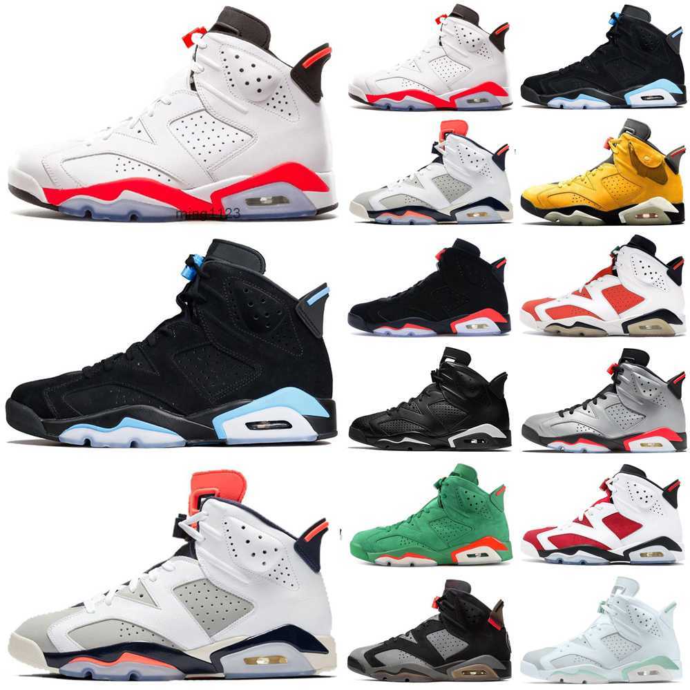 

2023 Basketball Shoes 'S Sneakers Casual Trainer Sports Shoe British Khaki Carmine Electric Green Mens Jumpman 6 Men 'S 6S Men Large Size 40-47 JORDAM, # 16