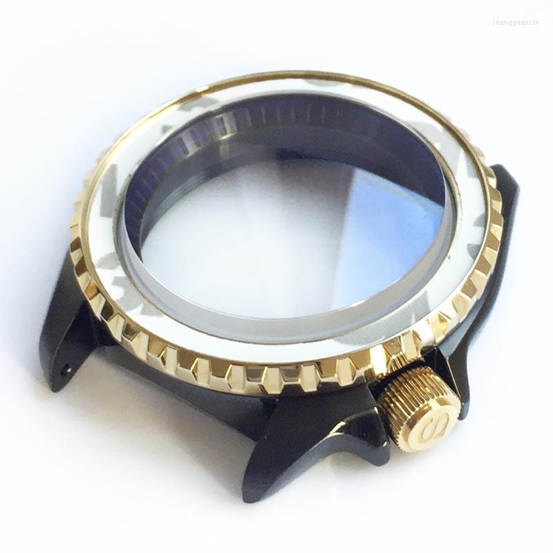 

Watch Repair Kits Diving Black Case Water Ghost Steel For Skx007 Skx009 SRPD5