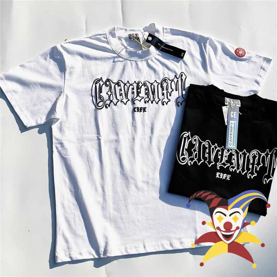 

Men's T-Shirts Crescent Reflective Puff Print Cavempt T Shirt Men Women 1 1 Best Quality CAV EMPT C.E T-shirt Oversized Tee Tops T221202