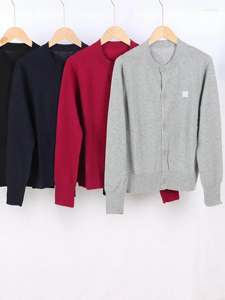 

Women' Knits Wool Round Neck Sweater Women Fall/winter Commuter Cardigan, Black