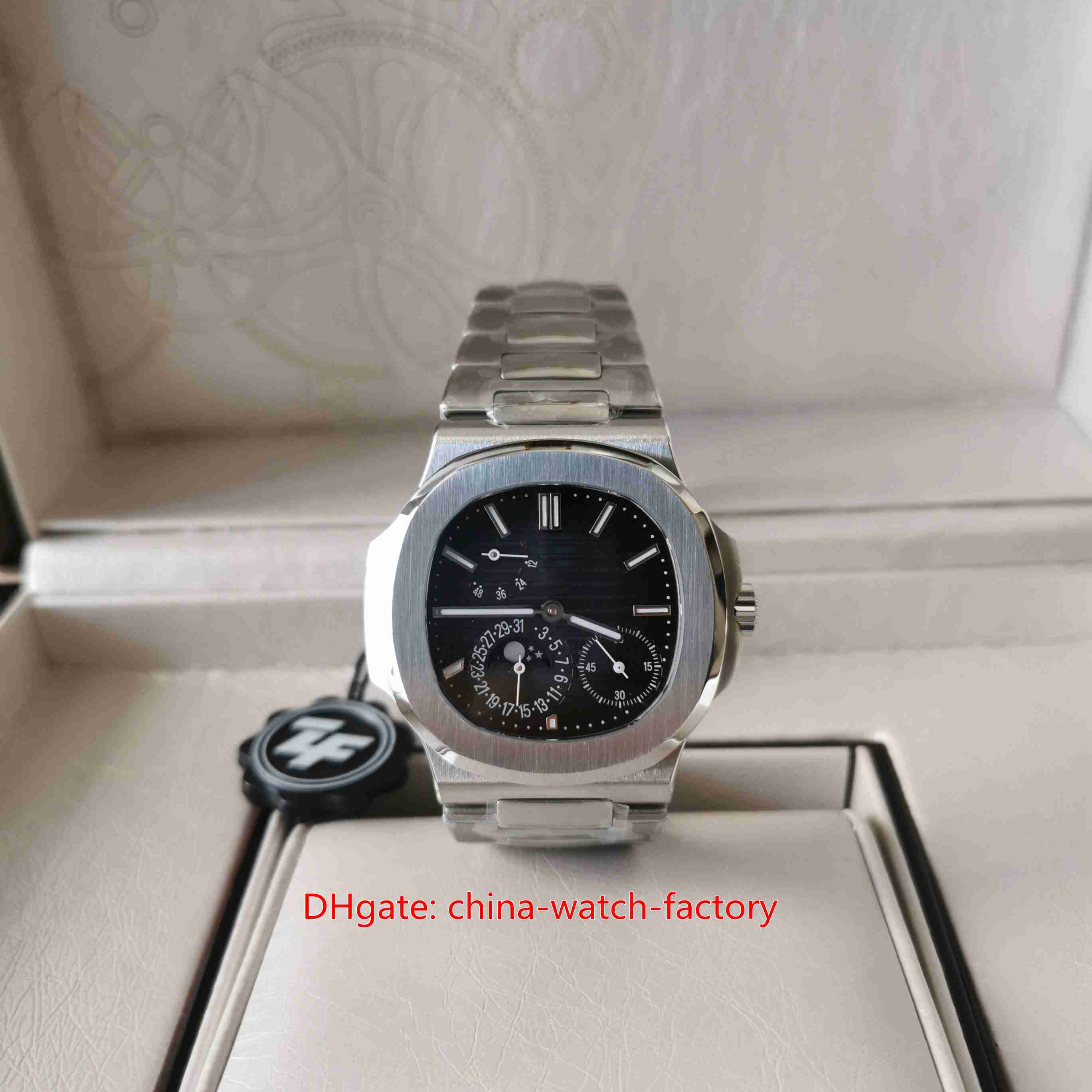 

ZF Factory Mens Watch Super Version Watches 40.5mm Nautilus 5712/1A-001 Moon Phase Sapphire Transparent CAL.Cal.240 PS IRM C LU Mechanical Automatic Men's Wristwatches, No box papers