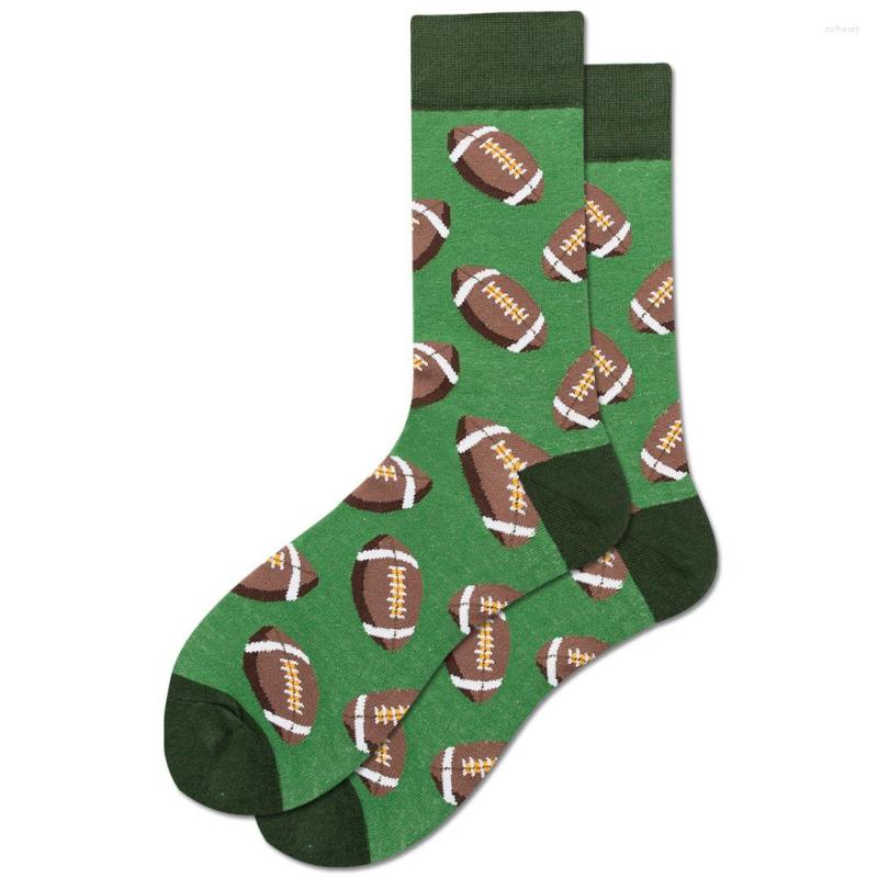 

Men's Socks 1pair Home Fashion Cozy Anti Slip Accessories Soft Daily Wear Sports Series Adult Mid-calf Length Men Gift Autumn Winter