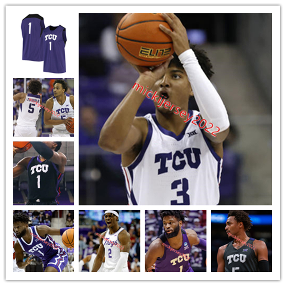 

Ernest Udeh Jr TCU Horned Frogs Basketball Jersey Stitched Darius Ford Jersey Cole Despie Eddie Lampkin Jr. Damion Baugh Rondel Walker TCU Jerseys, 2022 purple