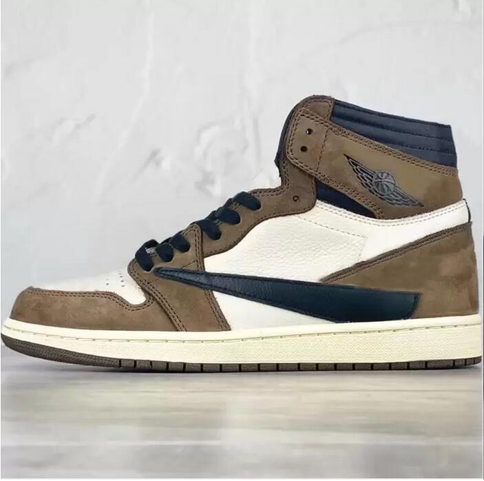 

Basketball Shoes Sneakers Sports Dress Shoe Retro High Travis Scotts X Jumpman 1 Og Mocha Cd4487-100 Men